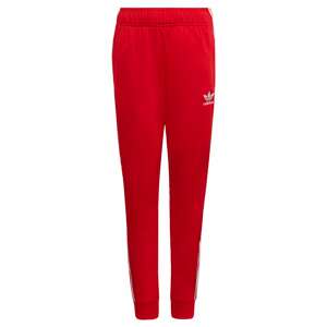 ADIDAS ORIGINALS Športové nohavice  ohnivo červená / biela