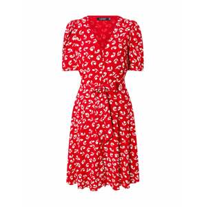Lauren Ralph Lauren Košeľové šaty 'DREYENNE'  červená / biela