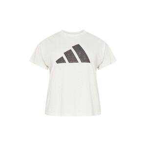 ADIDAS PERFORMANCE Funkčné tričko 'Winners 3.0'  čierna / biela