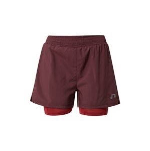 Newline Športové nohavice  tmavočervená / bordová