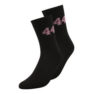 VIERVIER Ponožky 'Eda'  ružová / čierna