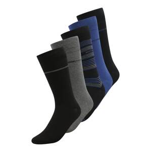 BOSS Ponožky  sivá / čierna / modrá