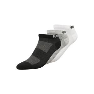 Reebok Športové ponožky  sivá melírovaná / čierna / biela