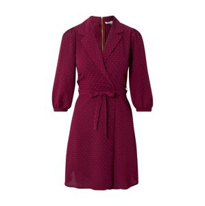 Closet London Košeľové šaty  burgundská