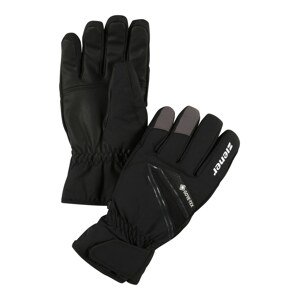 ZIENER Športové rukavice 'GUNAR'  čierna / biela / sivá