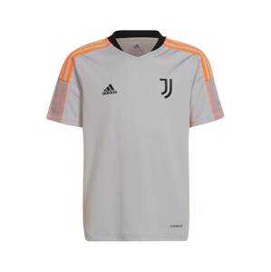 ADIDAS PERFORMANCE Funkčné tričko 'JUVE'  sivá / oranžová / čierna