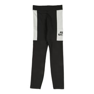 Nike Sportswear Legíny  čierna / svetlosivá