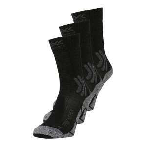 X-SOCKS Športové ponožky 'Trek Silver'  sivá melírovaná / čierna