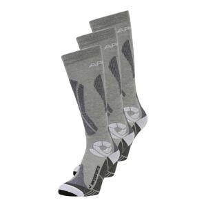 X-SOCKS Športové ponožky 'APANI'  sivá melírovaná / biela / sivá / čadičová
