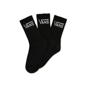 VANS Ponožky 'CLASSIC CREW (6.5-10)'  čierna / biela
