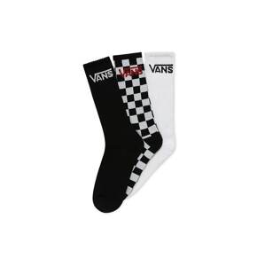 VANS Ponožky ' CLASSIC CREW (6.5-9)'  čierna / biela / hrdzavohnedá