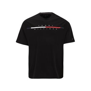 Tommy Hilfiger Big & Tall Tričko  čierna / biela / červená / tmavomodrá