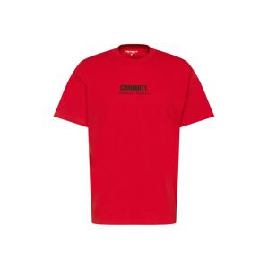 Carhartt WIP Tričko  červená / čierna