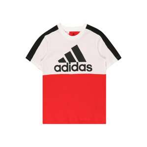 ADIDAS PERFORMANCE Funkčné tričko  červená / biela / čierna