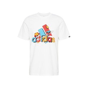 ADIDAS SPORTSWEAR Funkčné tričko 'FLUID'  zmiešané farby / biela