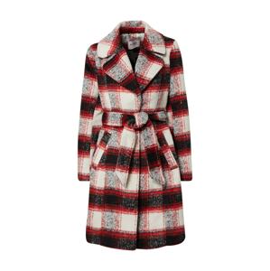 Orsay Prechodný kabát  béžová / čierna / červená