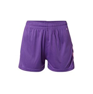 Hummel Športové nohavice  fialová / svetloružová