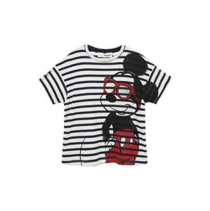 Desigual Tričko 'Mickey'  červená / čierna / biela