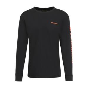 COLUMBIA Sportshirt 'North Cascades'  čierna / oranžová