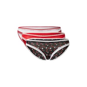 Calvin Klein Underwear Nohavičky  čierna / biela / červená