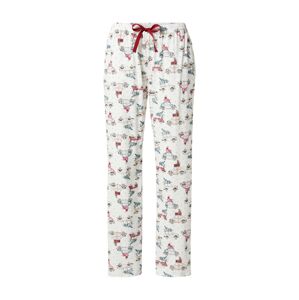 CALIDA Pyžamové nohavice  biela / zmiešané farby