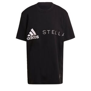 ADIDAS BY STELLA MCCARTNEY Funkčné tričko 'Logo'  čierna / biela