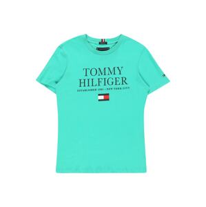 TOMMY HILFIGER Tričko  červená / námornícka modrá / biela / vodová