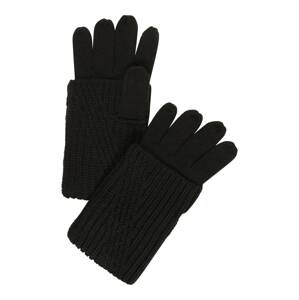 AllSaints Prstové rukavice  čierna