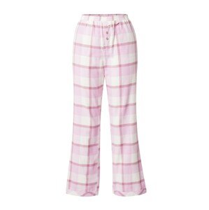Cotton On Body Pyžamové nohavice  levanduľová / biela / ružová