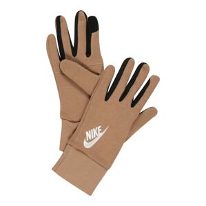 Nike Sportswear Prstové rukavice  čierna / svetlohnedá / biela