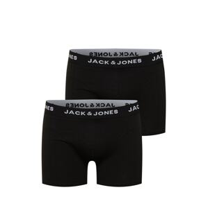 JACK & JONES Boxerky  čierna / sivá