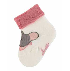 STERNTALER Ponožky 'Mabel'  krémová / sivá / staroružová / ružová