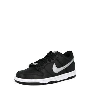 Nike Sportswear Tenisky 'Dunk'  čierna / strieborná