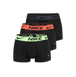 NIKE Športové nohavičky  čierna / modrá / zelená / oranžová