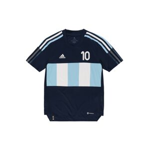 ADIDAS PERFORMANCE Funkčné tričko 'Messi Tiro Number 10'  námornícka modrá / biela / svetlomodrá