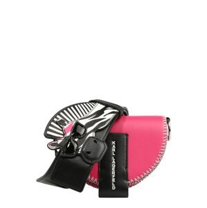 Karl Lagerfeld Taška cez rameno 'Karlimals'  neónovo ružová / biela / čierna