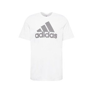 ADIDAS PERFORMANCE Funkčné tričko '4D Graphic'  biela / sivá / antracitová