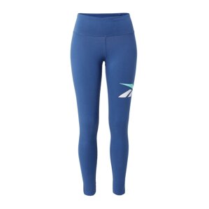 Reebok Sport Športové nohavice 'Vector'  modrá / vodová / biela