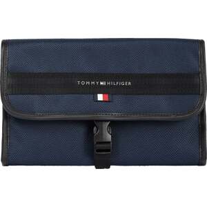 TOMMY HILFIGER Hygienická taška  čierna / červená / biela / námornícka modrá / strieborná