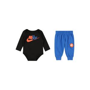 Nike Sportswear Set  modrá / čierna / oranžová / biela
