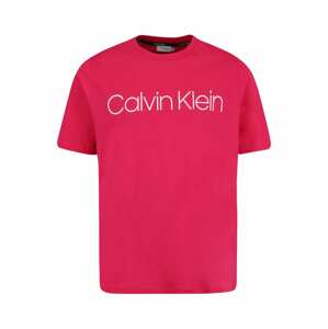 Calvin Klein Big & Tall Tričko  ružová / biela