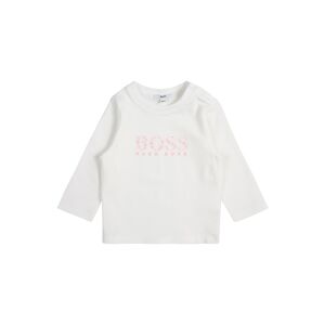 BOSS Kidswear Tričko  biela / ružová