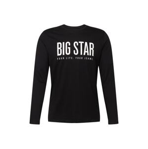 Big Star Tričko 'FALIBOR'  čierna / biela