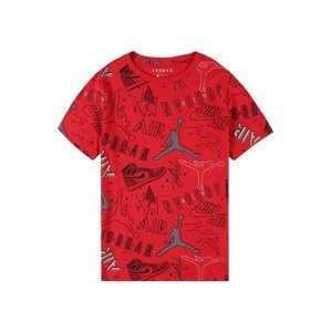 Jordan Tričko  červená / čierna / sivá / biela