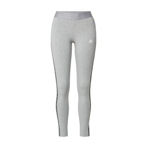 ADIDAS PERFORMANCE Športové nohavice  sivá / biela / čierna