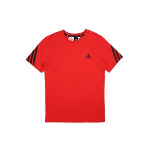 ADIDAS PERFORMANCE Funkčné tričko  ohnivo červená / čierna