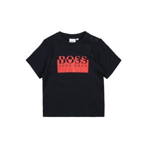 BOSS Kidswear Tričko  tmavomodrá / červená