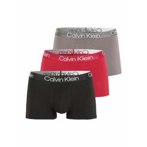 Calvin Klein Underwear Boxerky  čierna / červená / sivá / biela