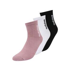ADIDAS PERFORMANCE Športové ponožky 'Quater'  svetlofialová / biela / čierna