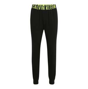 Calvin Klein Underwear Pyžamové nohavice  limetková / čierna